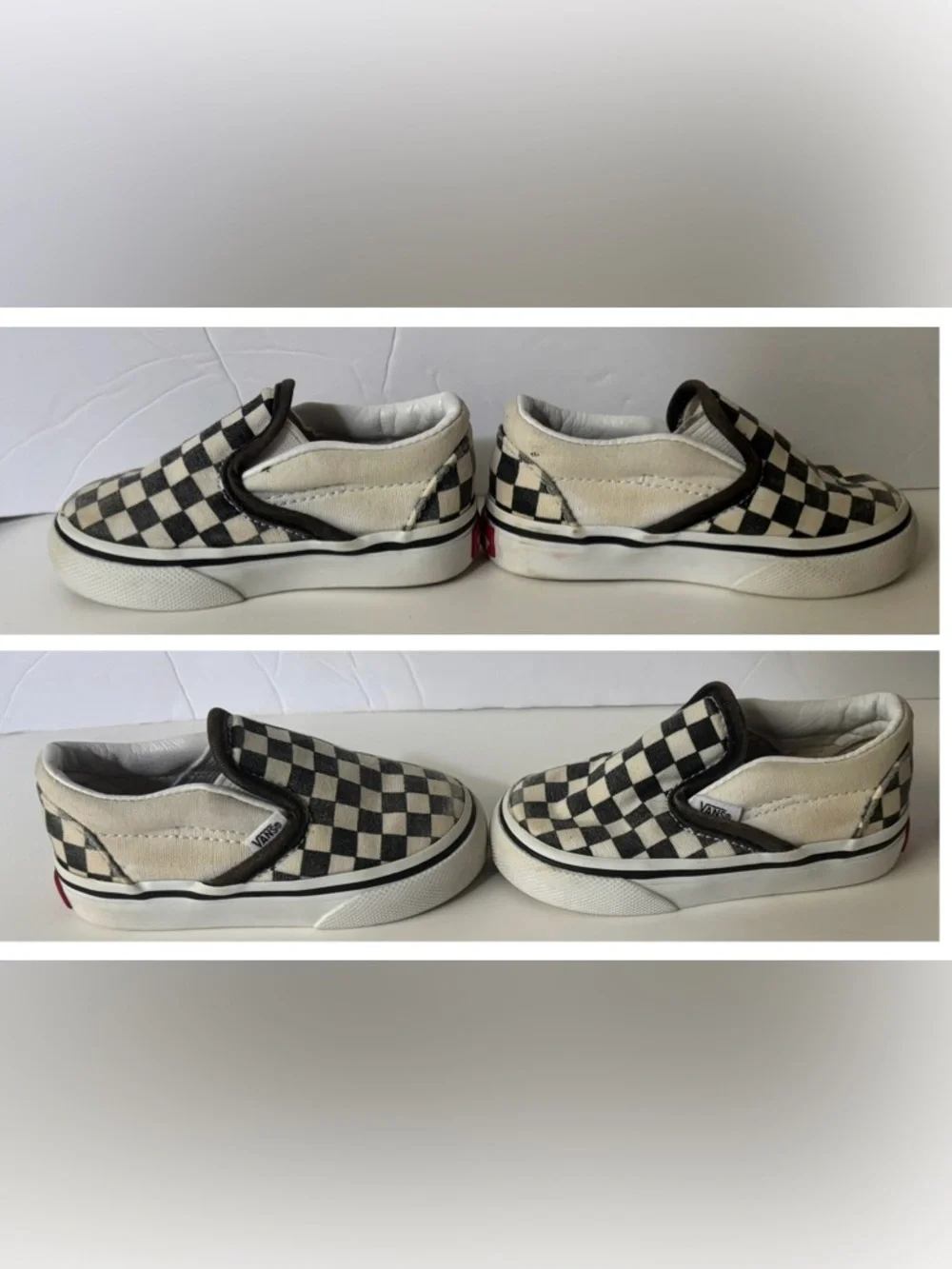 Vans off the wall baby toddler shoe bundle unisex boy girl 3 pairs size 4